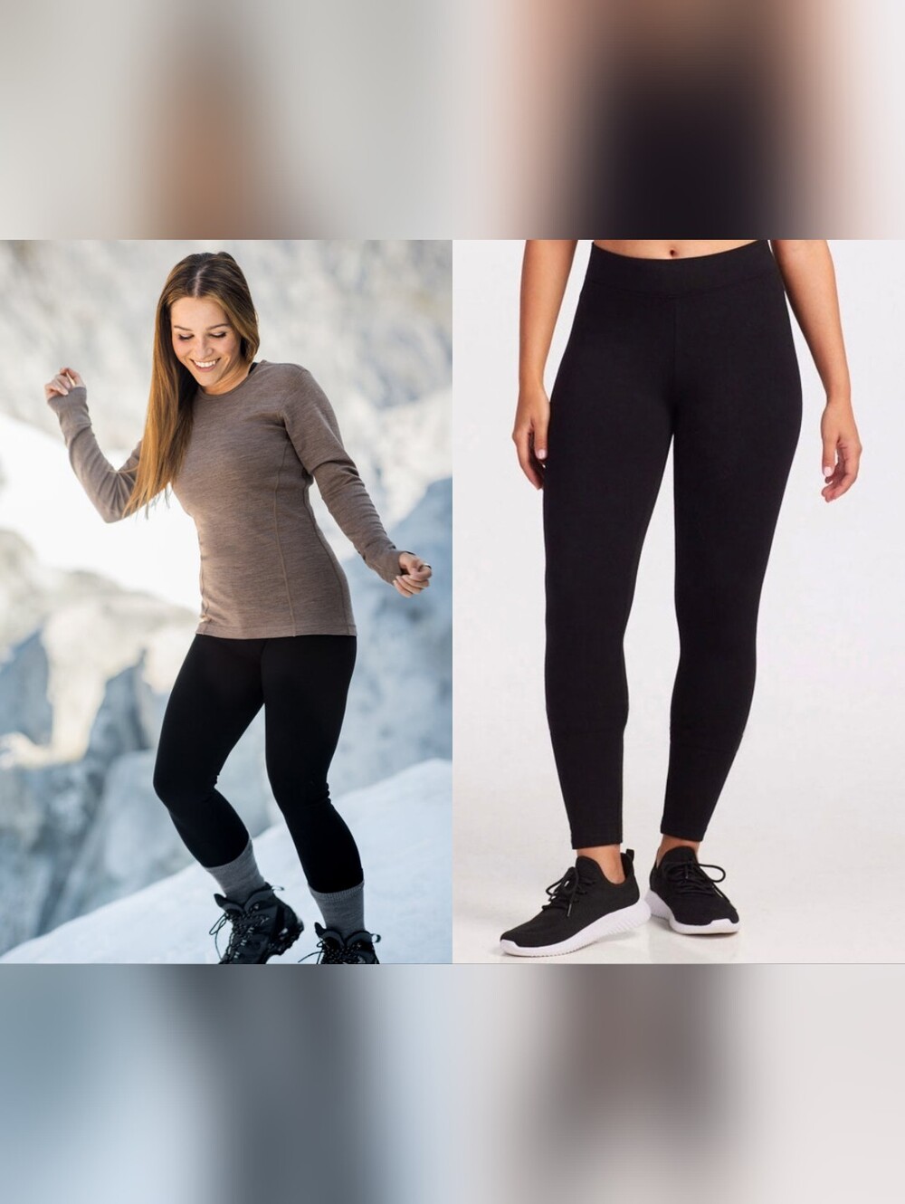 Woolx Stella Duralite Leggings Black